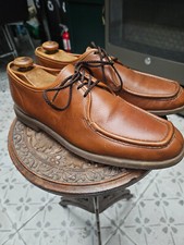leather lace up Moc shoes for men 11 Un branded made in the USA