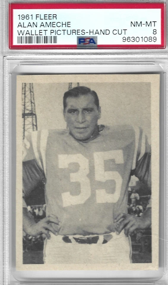 1961 Fleer Wallet PSA Graded HOF Set Break Starr, Taylor, Blanda, Layne You Pick - Image 2 of 4