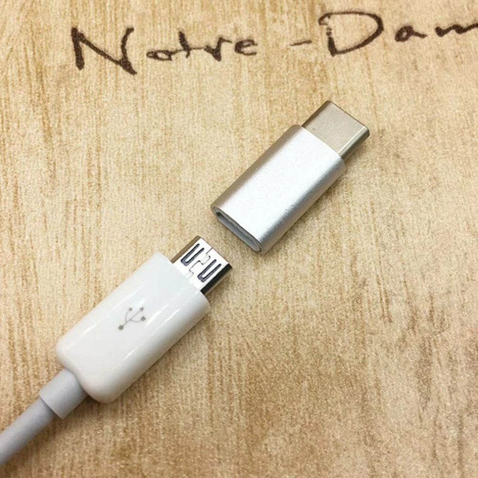 2pcs for Android Phone Transfer Head for Type-C ro Micro USB Head Aluminum Alloy - Image 2 of 4