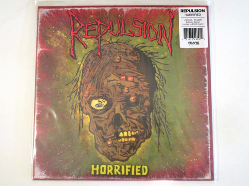 REPULSION HORRIFIED LP OXBLOOD COLOR VINYL - Picture 5 of 5