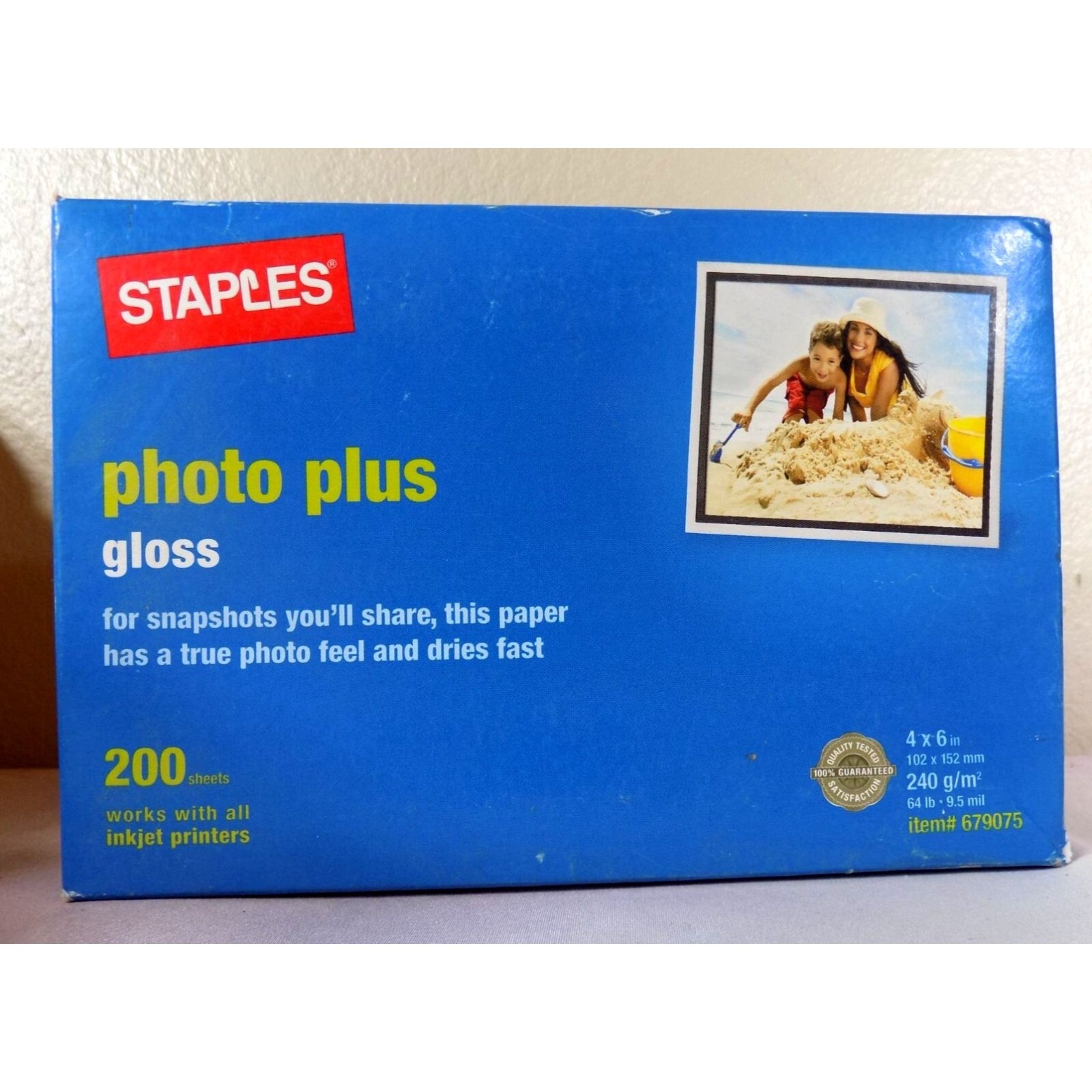 Staples Photo Plus Gloss Inkjet 4x6 64lb 200 Sheets EBay Staples photo plus gloss inkjet 4x6 64lb 200 sheets ebay