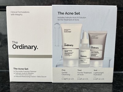 The Ordinary The Acne Set With 2% Salicylic Acid Solution & More