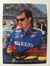 JOE NEMECHEK "BELL SOUTH MOBILITY "NASCAR WINSTON CUP DRIV" 1998 WHEELS CARD #23