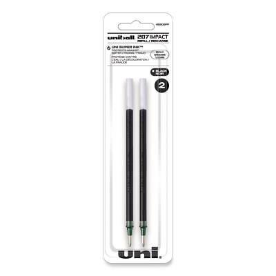 uni-ball - Refill for uni-ball Gel IMPACT Gel Pen, Bold, Black Ink, 2/Pack, Sold as 1 PK uni-ball - Refill for uni-ball Gel IMPACT Gel Pen, Bold, Black Ink, 2/Pack, Sold as 1 PK