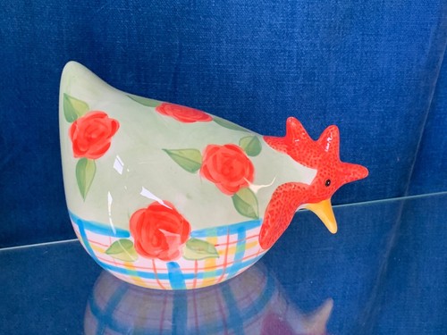 Vintage CBK LTD Chicken Rooster in the ROSE GARDEN TRELLIS Figurine 5/7 ❤️m9 - Picture 2 of 7
