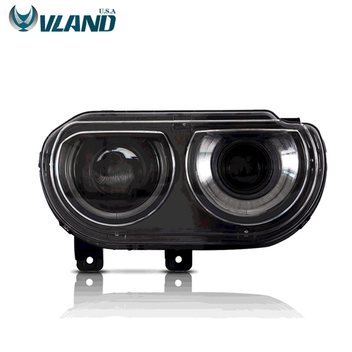 VLAND RGB Dual Beam Headlights For Dodge Challenger 2008-2014 W/Sequential LH+RH - Bild 3 von 12