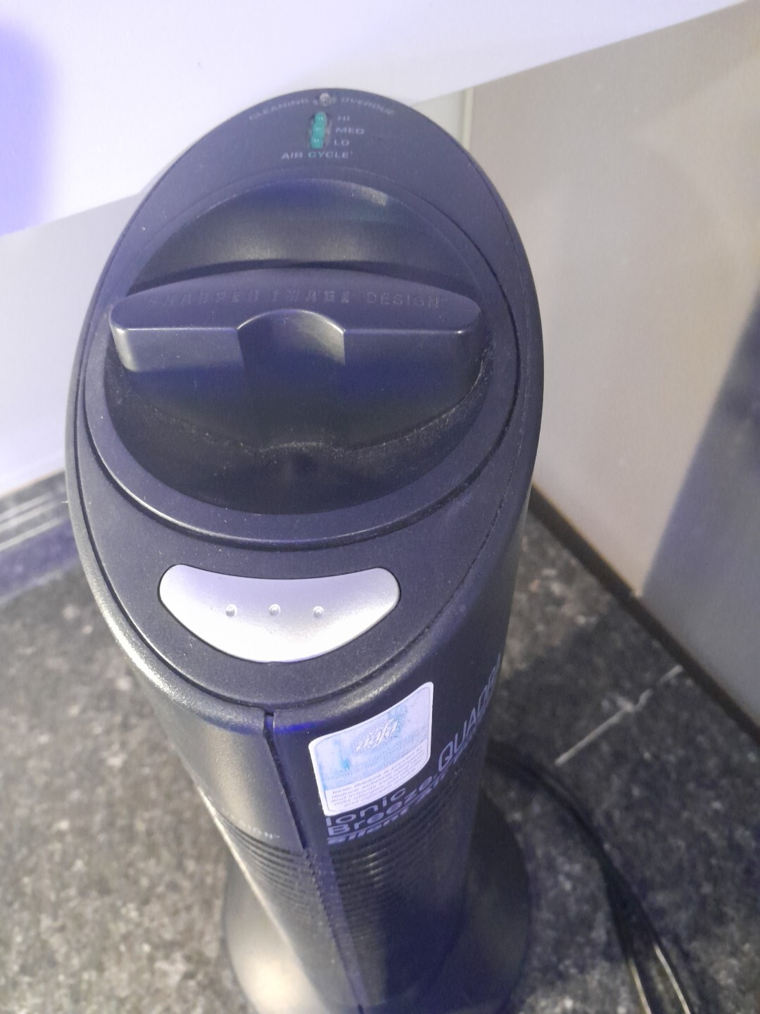 Sharper Image Ionic Breeze Quadra Silent Air Purifier 19" SI697 FOR