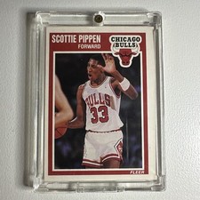 1989 Fleer #23 Scottie Pippen Chicago Bulls HOF Genuine 2nd Year Trading Card