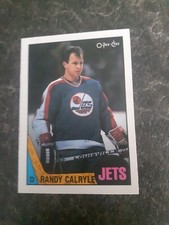 O-Pee-Chee 1987 Randy Carlyle Card# 9
