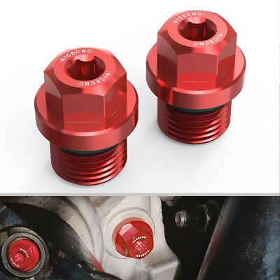 Front Differential Fill & Oil Drain Plug Kit For Polaris RZR XP 1000 2014-2021