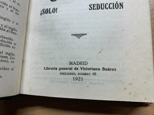 Rare 1921 Œuvres De Decontractée Palacio Valdes Vol 8 " Jose " Fiction Espagnol - Imagen 6 de 14
