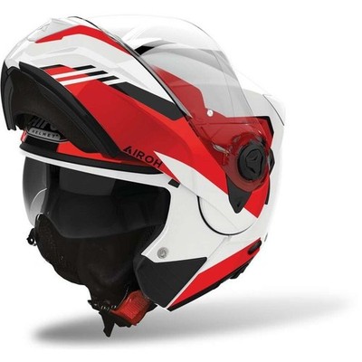 Helm Modular Airoh Specktre Weiß,Schwarz,Rot Clever