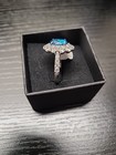 BP RBP8637 Somebody Like You, Blue Topaz Cubic Zirconia Size 7, Rhodium Plating  — photo 2