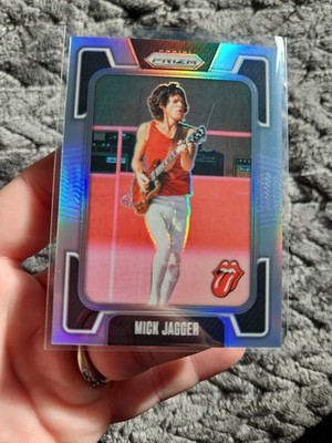 2025 Panini Prizm The Rolling Stones #48 Silver Holo Prizm Mick Jagger