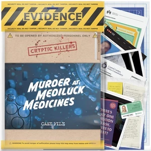 Cryptic Killers Unsolved murder mystery game - Police Case Files Investigation D
