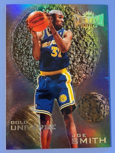 1997-98 Joe Smith Skybox Metal Universe Gold Universe