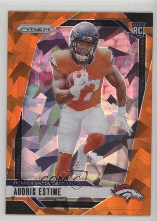 2024 Panini Prizm Rookies Orange Ice Prizm Audric Estime #306 Rookie RC 0nr3