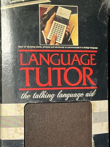 Vintage 1980 Texas Instruments Tuteur Langue & 2 Modules Espagnol Étui FONCTIONNE !! - Photo 18/24