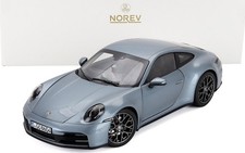 Norev PORSCHE 911 992-2 CARRERA COUPE 2024 SILVER  1/18 Scale New Release!
