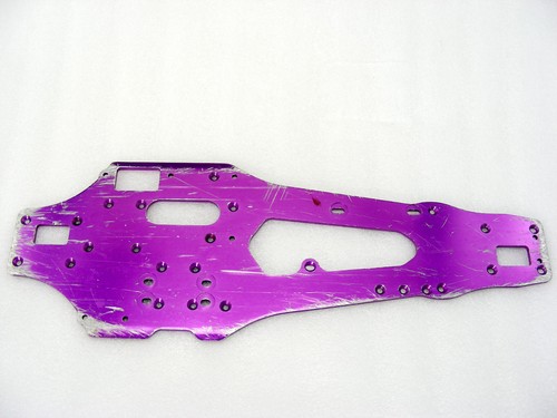 Vintage 2000 HPI 73910 Nitro RS4 RACER-2 Lightweight 17S 2.5mm Alum Race Chassis - Picture 10 of 14