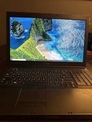DELL PRECISION M6600 i7-2820QM@2.30GHz 16GB RAM 240GB SSD WIN-10P W/CHARGER