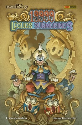 Disney Mickey Donald Duck 19999 leguas submarinas IN PORTUGUESE Panini book