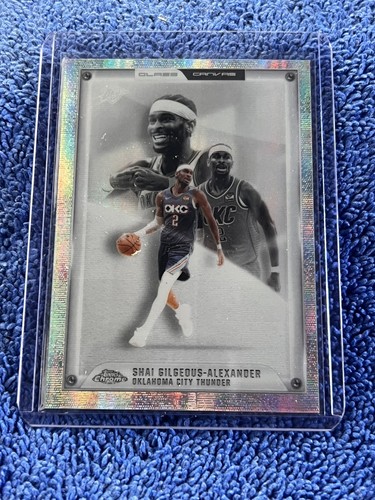 Shai Gilgeous-Alexander #GC-1 2025 Topps Chrome Update Glass Canvas card