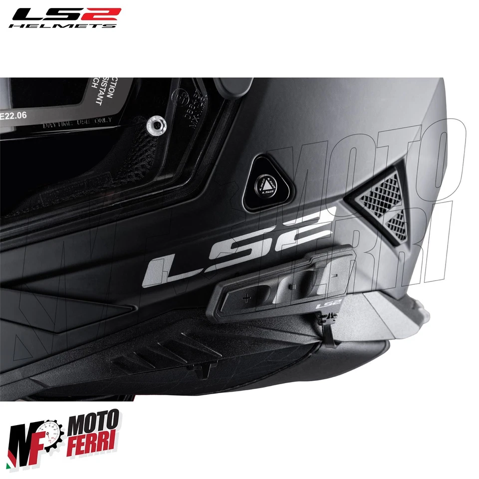 Interfono Casco Bluetooth LS2 Intercom Spectrum Advant X Pioneer Vector - MF9385 - Immagine 2 di 4