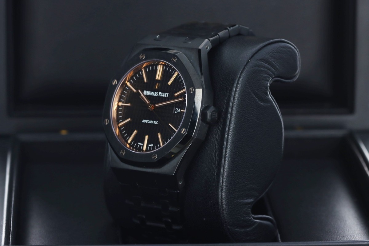 AP Royal Oak 41mm Jumbo Stealth Oro TBlack Bespoke LTD to 10 DLC