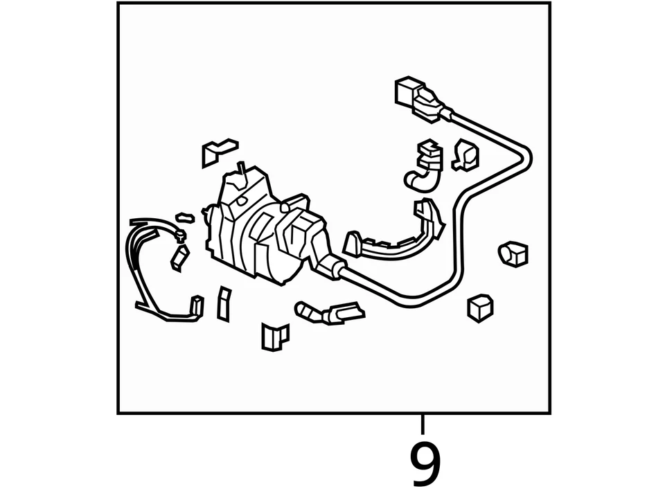06 11 Honda Civic Hybrid 1.3 AC Compressor Assembly oem 38810 RMX A02 - Image 4 of 4