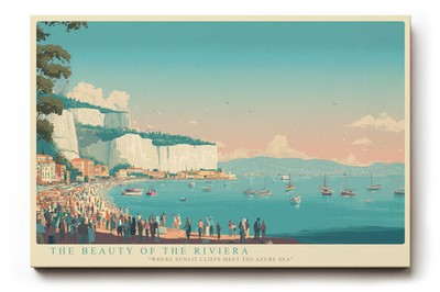Paul Sinus Wandbild The Beauty of the Riviera   Mediterrane Eleganz und