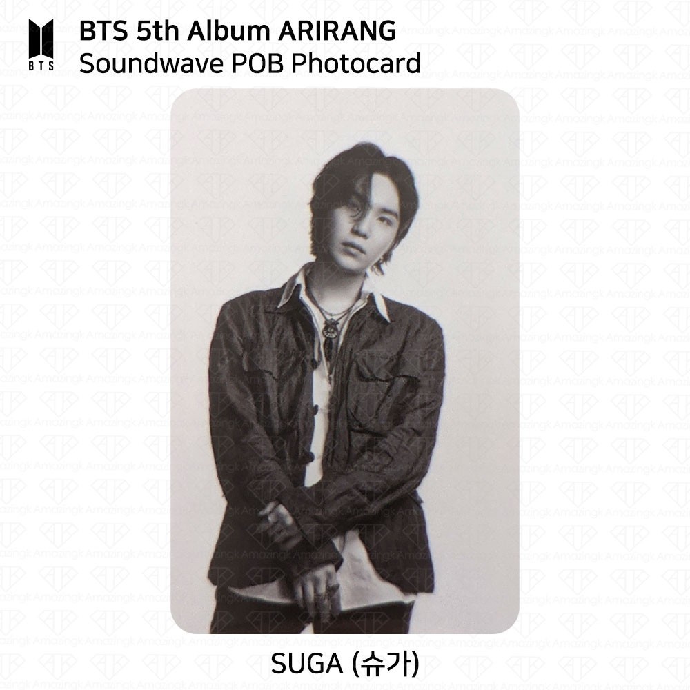 BTS ARIRANG soundwave トレカ バンタン 防弾少年団 BTS 5th Album ARIRANG Soundwave POB Photocard V JUNGKOOK JIMIN