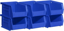 Akro-Mils 30210 Akrobins Plastic Storage Bins, Space-Saving Stackable Bins for G