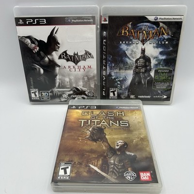 Lot of 3 Sony PlayStation 3 PS3 Games: Clash Of The Titans, Batman Arkham Asylum