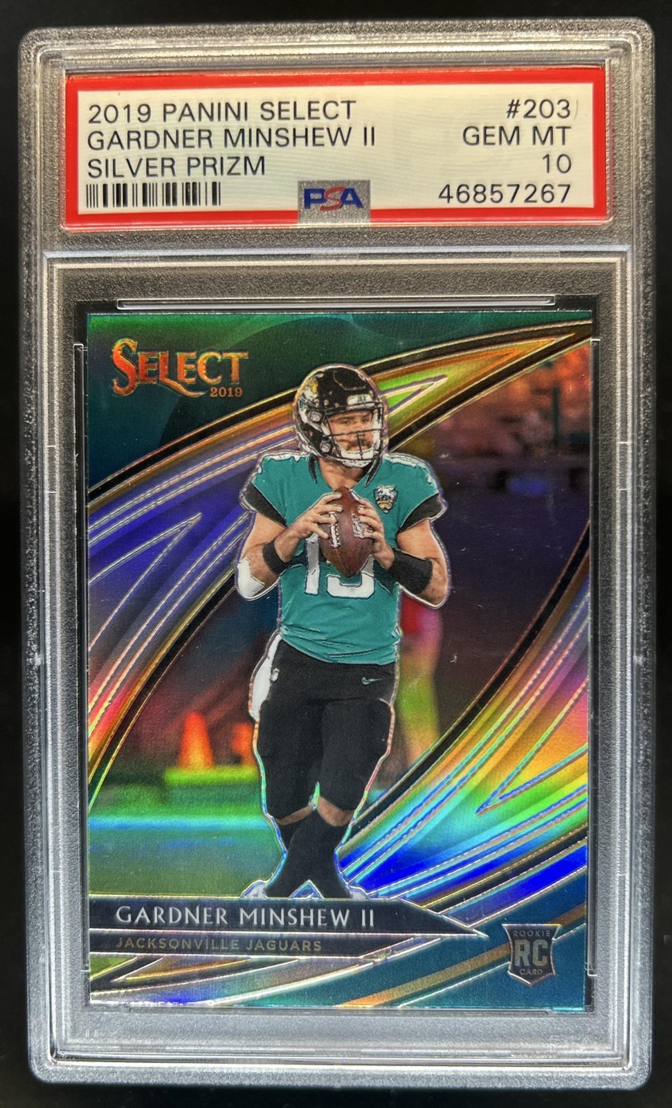 Gardner Minshew II Panini Select #203 Silver