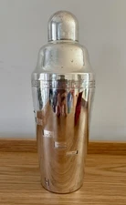 1930s Napier Art Deco Silverplate Dial A Drink Cocktail Shaker Barware 4 Pcs