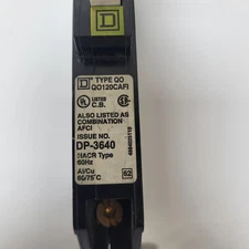 Square D QO120CAFI/ DP-3640 20A Arc Fault Breaker FREE SHIPPING 