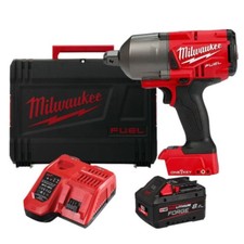 High Torque 1627Nm Milwaukee M18 Impact Wrench 3/4" ONEFHIWF34-801X Kit