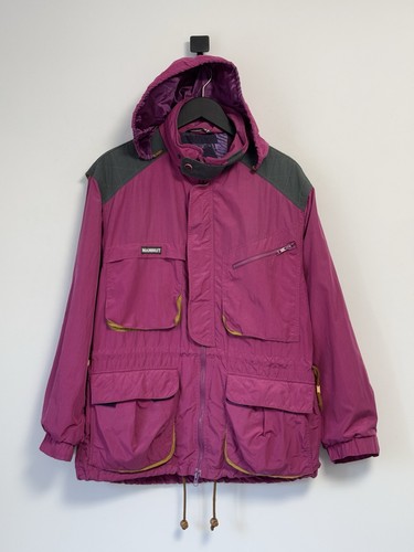 Mammut, Mammut Vintage Outdoor Jacket Men’s Size S Purple 90s Hiking Gorpcore Full Zip