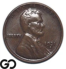 1931-S Lincoln Cent Wheat Penny *Key Date* San Francisco Issue, AU+