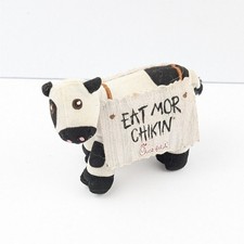Chick-fil-A Eat Mor Chikin Cow Plush 2017 Advertising Mascot Stuffed Toy