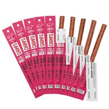 Chomps Grass-Fed and Finished Spicy Habanero Beef Jerky Snack Sticks 10-Pack...