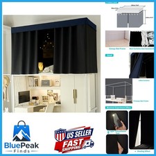 NKM Blackout Bunk Bed Curtains Canopy Bed Frame,bunk Bed Tent Top bunk,Suitable