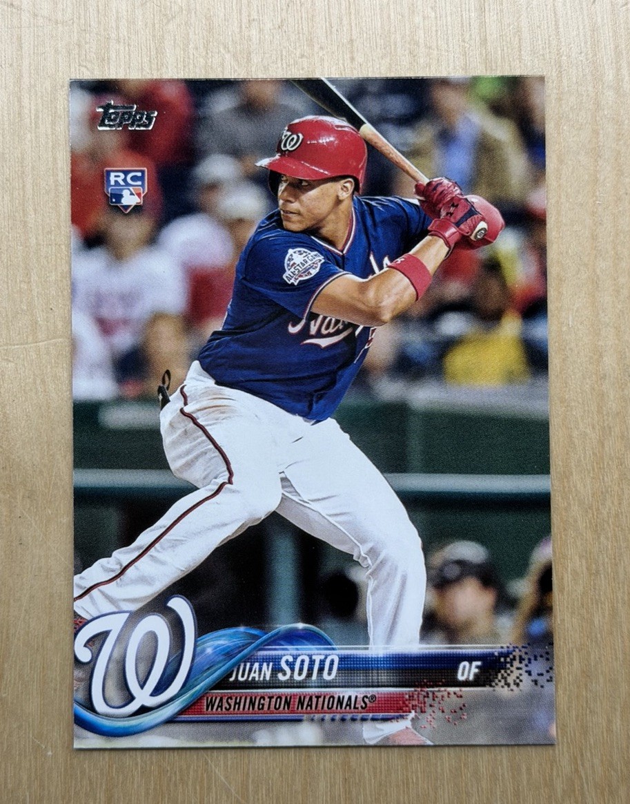 2018 Topps Update Juan Soto #US300 Rookie Card (RC)