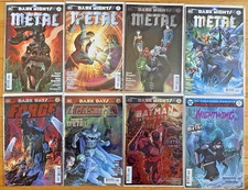 Batman Dark Days/Nights Lot of 8 Metal #1-2, Red Death #1, Forge #1, Casting #1