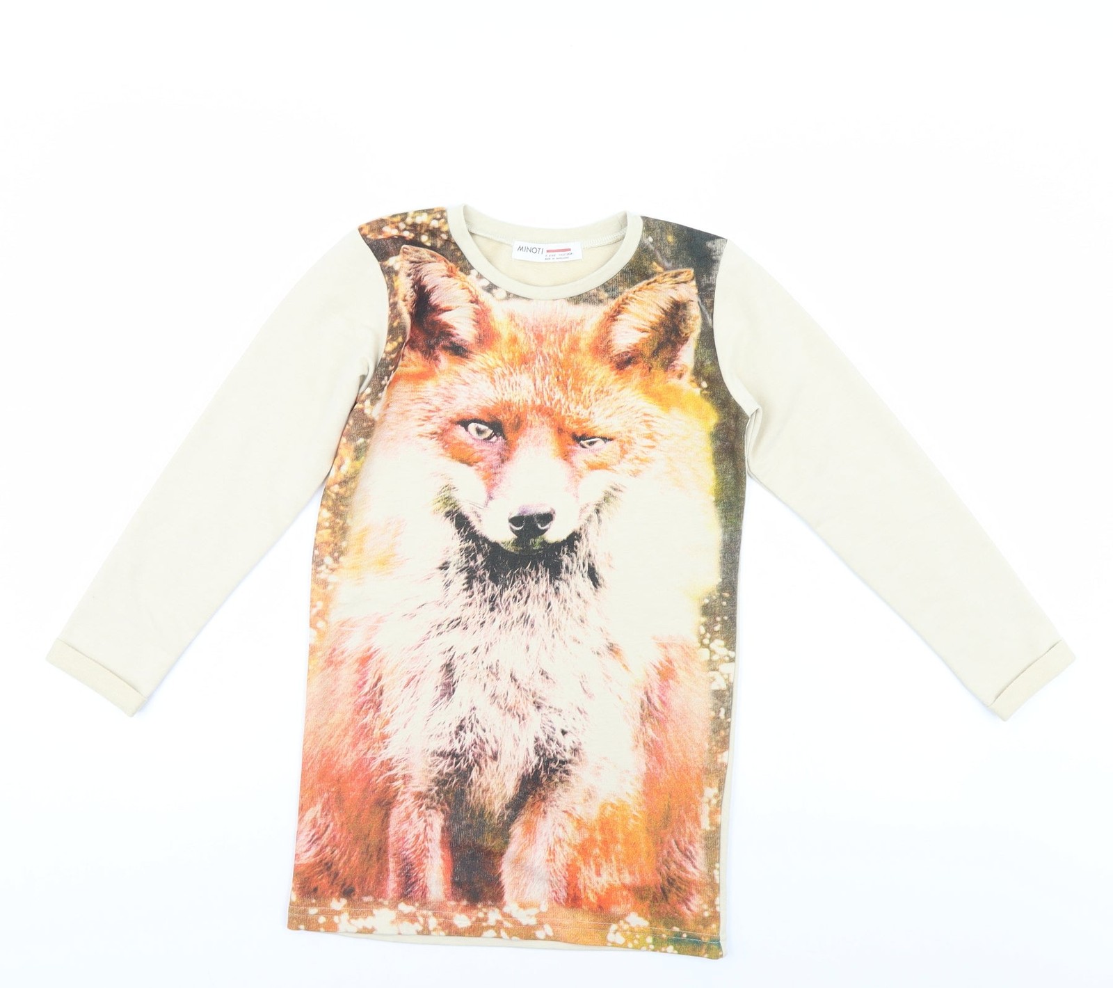 Girls UK Size 7-8 Years Minoti Multicoloured Pullover