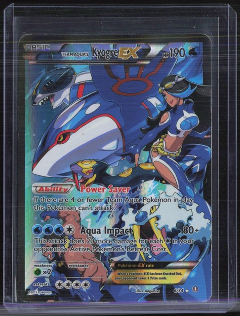 Team Aqua's Kyogre EX #6 (Double Crisis (2015))