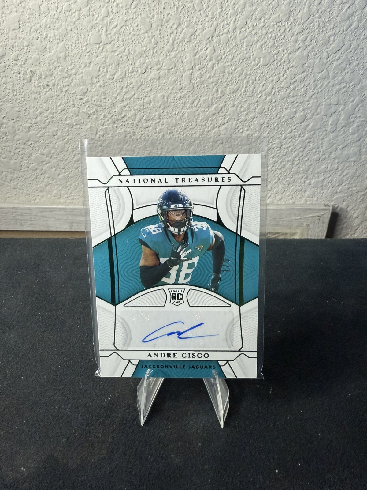 Andre Cisco Panini National Treasures #134 Autograph-Emerald