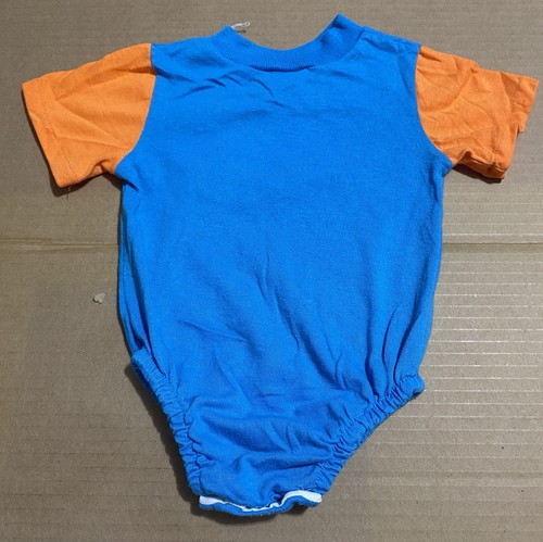 Vtg 1993 TWEETY Looney Tunes Gerber 0-6 Mo Baby Onesie One Piece Bodysuit Blue - Picture 7 of 10