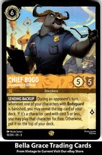 Chief Bogo Commanding Officer #18/204 Reign of Jafar Disney Super Rare Foil